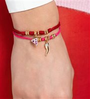 Charm Rue des Mille Donna Charm Bar in Lega metallica Zircone CB-LCN 16 - CB-LCN 16